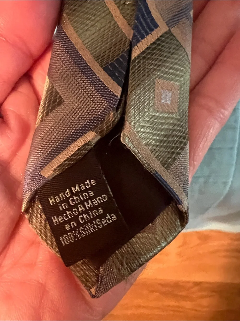 Vintage Silk 100% cotton Tie classic men